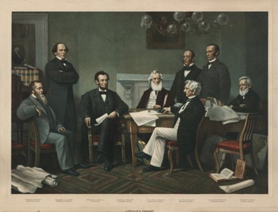 El gabinete de Lincoln, pub. 1865 de Francis Bicknell Carpenter